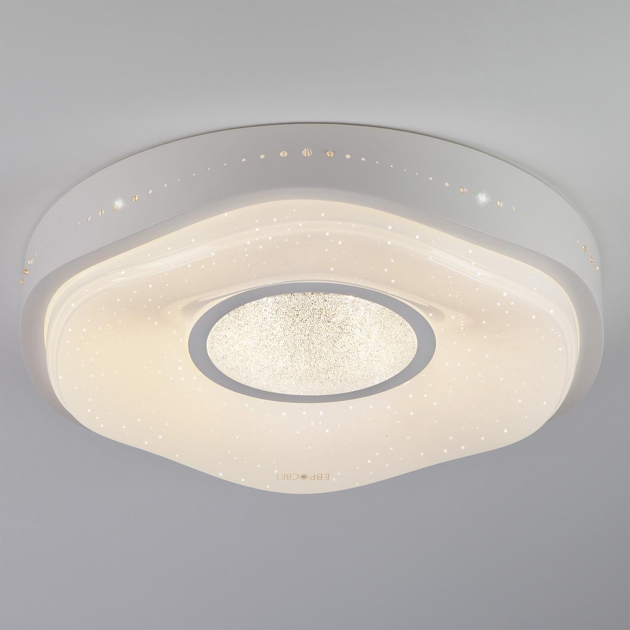 Потолочный светодиодный светильник Eurosvet Shine 40011/1 LED белый