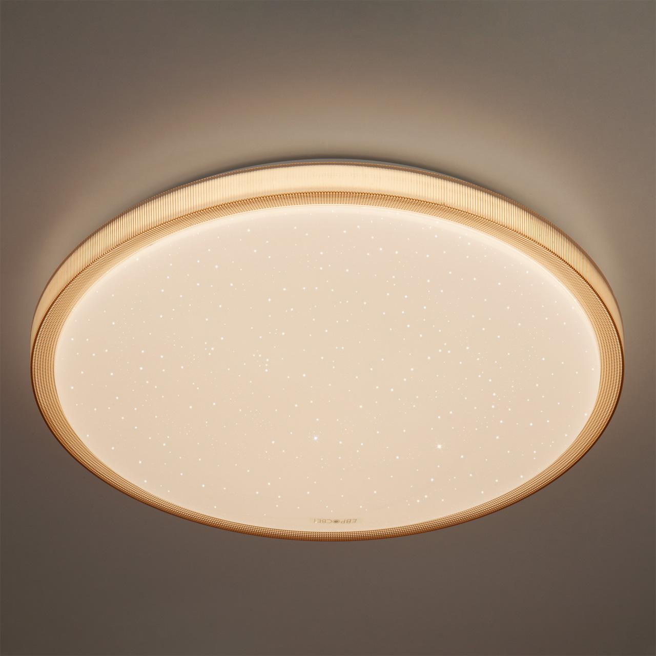 Потолочный светодиодный светильник Eurosvet Sandy 40015/1 LED кофе