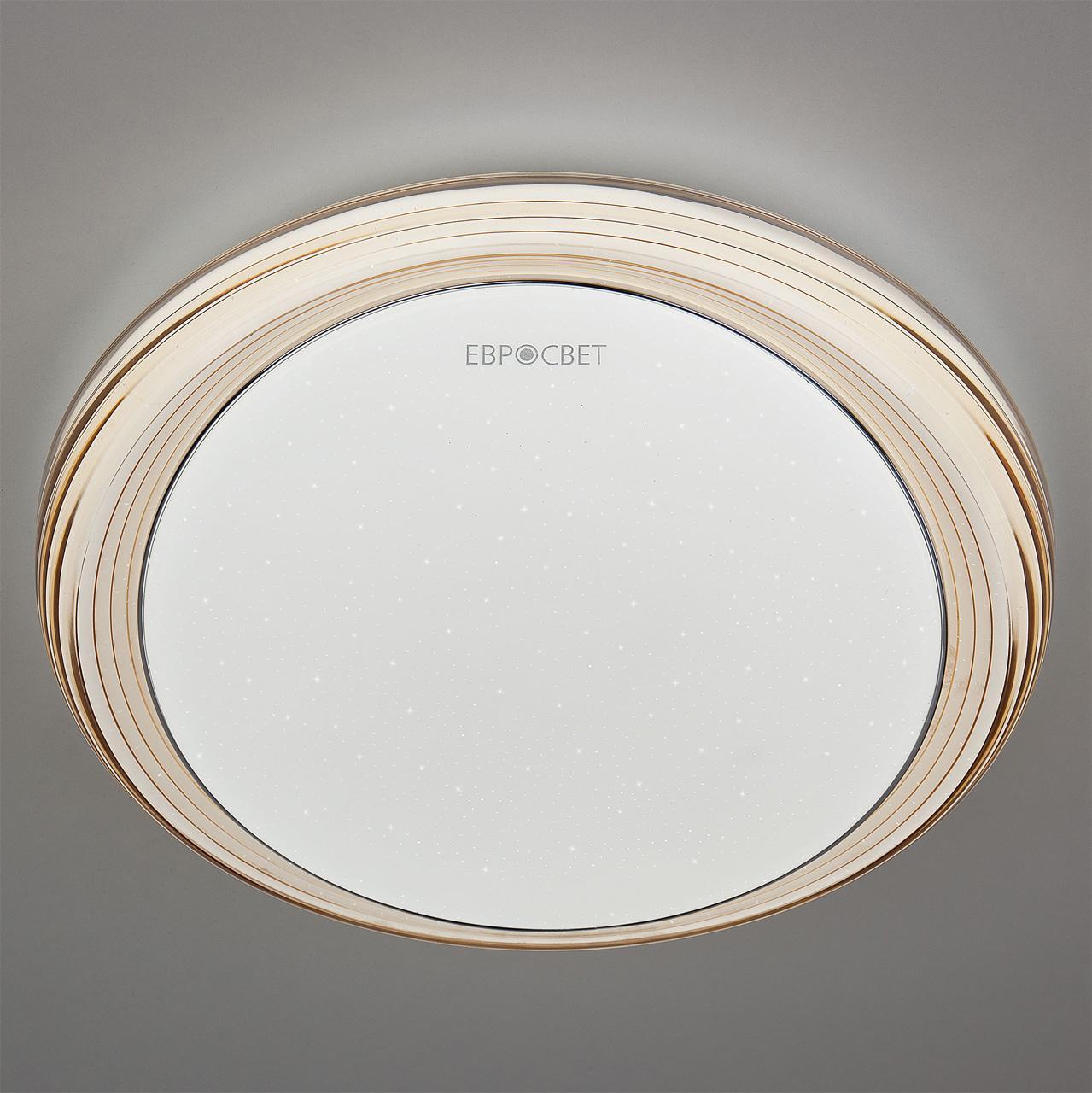 Потолочный светодиодный светильник Eurosvet Universal 40007/1 LED кофе