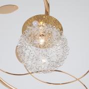 Потолочная люстра Eurosvet 4800/9 золото/синий+красный+фиолетовый