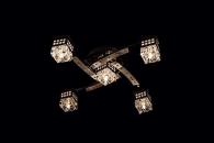 Потолочная люстра Eurosvet 4939/5 хром/синий+красный+фиолетовый