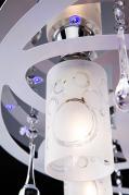 Потолочная люстра Eurosvet 70202/7 хром/синий+красный+фиолетовый
