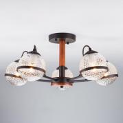 Потолочная люстра Eurosvet Livia 70081/5 черный