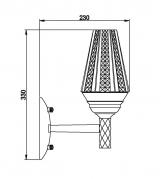 Бра Vele Luce Manzoni VL1854W01