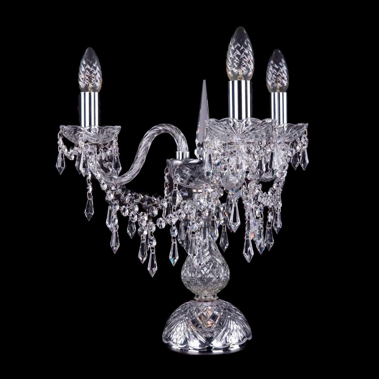 Настольная лампа Bohemia Ivele 1403L/3/141-39/Ni