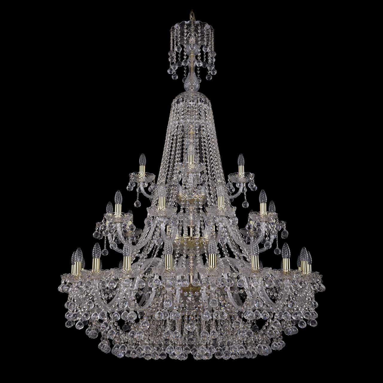 Подвесная люстра Bohemia Ivele 1409/20+10+5/400/XL-159/3d/G