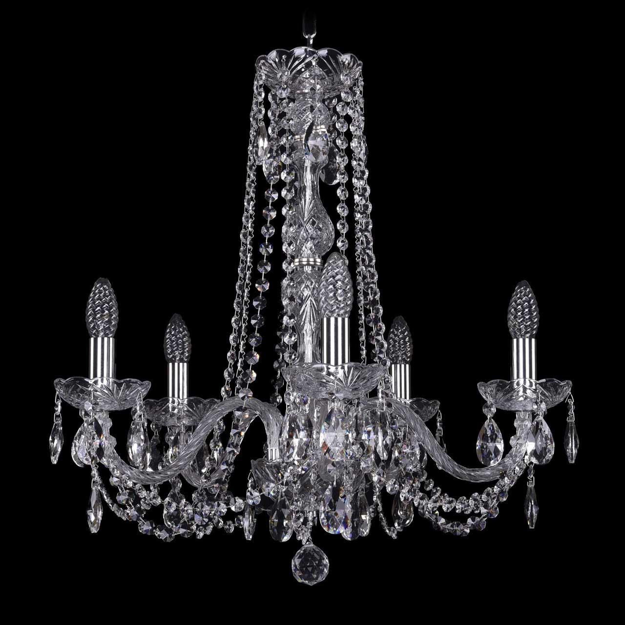 Подвесная люстра Bohemia Ivele 1402/5/195/h-58/Ni