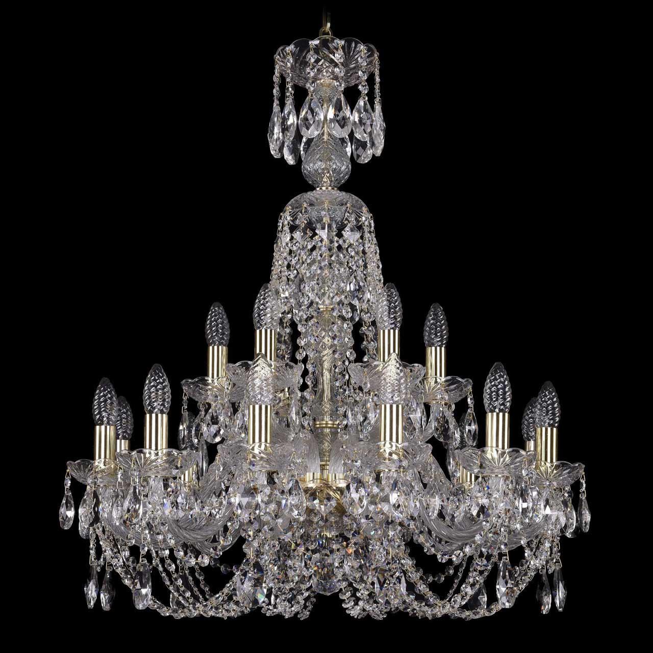 Подвесная люстра Bohemia Ivele 1406/12+6/240/XL-78/G