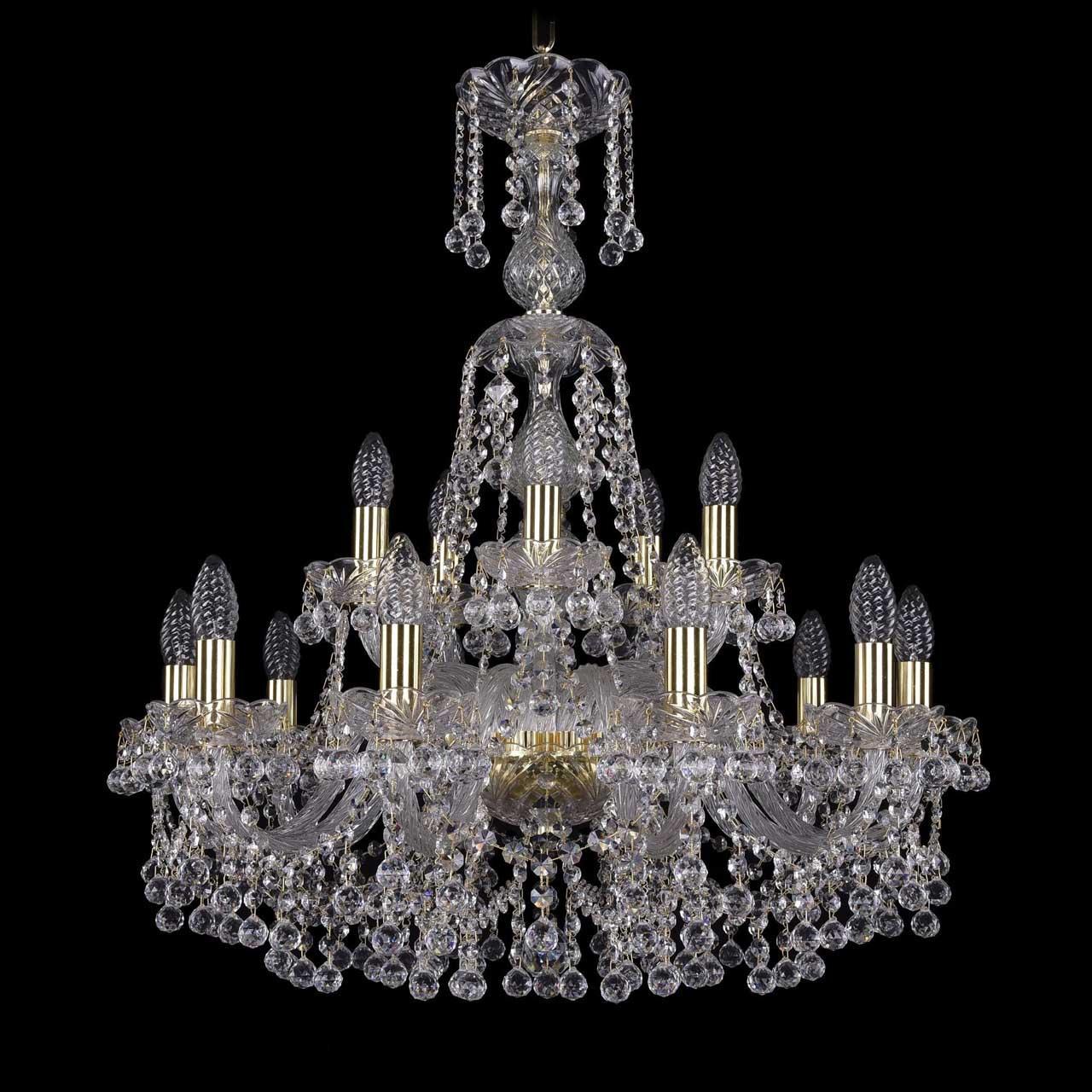 Подвесная люстра Bohemia Ivele 1409/10+5/240/XL-77/G