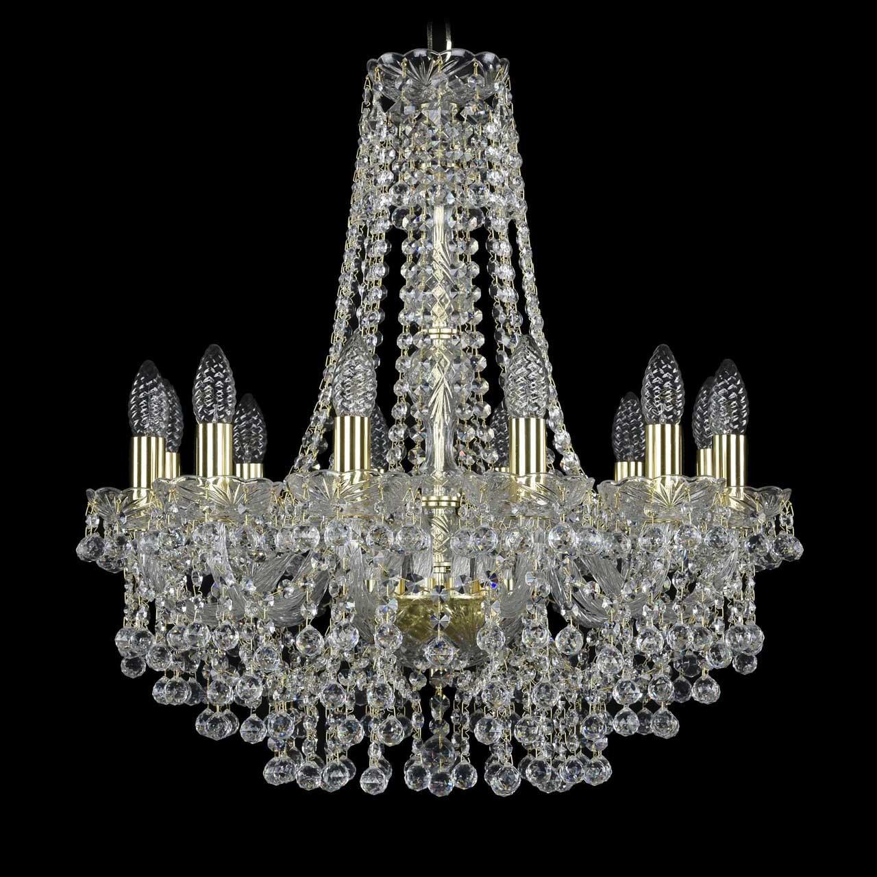 Подвесная люстра Bohemia Ivele 1409/12/195/h-63/G