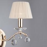 Бра Eurosvet Эстель 10058/2 золото/прозрачный хрусталь Strotskis