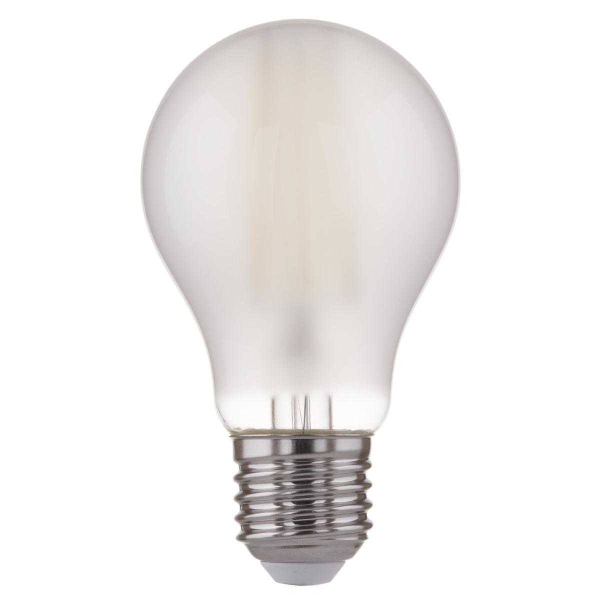 Лампа светодиодная филаментная LED E27 12W 4200K матовая 4690389108358