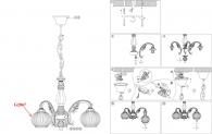 Подвесная люстра Odeon Light Ragon 2867/3