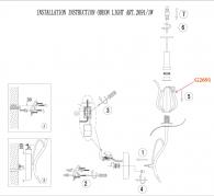 Бра Odeon Light Anaba 2691/1W
