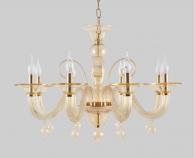 Подвесная люстра Crystal Lux Caetano SP-PL8 Amber