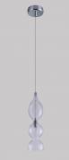 Подвесной светильник Crystal Lux Iris SP1 B Transparent