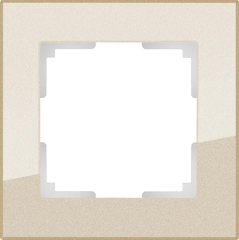 Рамка Favorit на 1 пост шампань WL01-Frame-01 4690389122941