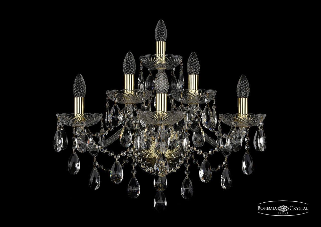 Бра Bohemia Ivele 1415B/3+2+1/220/XL/G