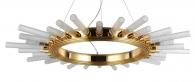 Подвесная люстра Crystal Lux Fair SP15 Gold D1000
