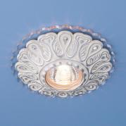 Встраиваемый светильник Elektrostandard 6004 MR16 WH белый/хром 4690389056536