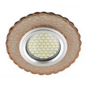 Встраиваемый светильник Fametto Luciole DLS-L140 Gu5.3 Glassy/Tea