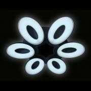 Потолочная светодиодная люстра Ambrella light Orbital Granule FG1022/6+1 WH 144W+80W D1000