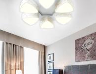 Потолочная светодиодная люстра Ambrella light Orbital Granule FG2066 WH 144W+21W D800