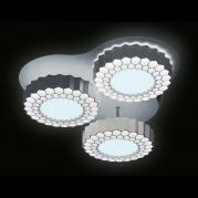 Потолочная светодиодная люстра Ambrella light Orbital High-Tech FH12/3 WH 96W D500