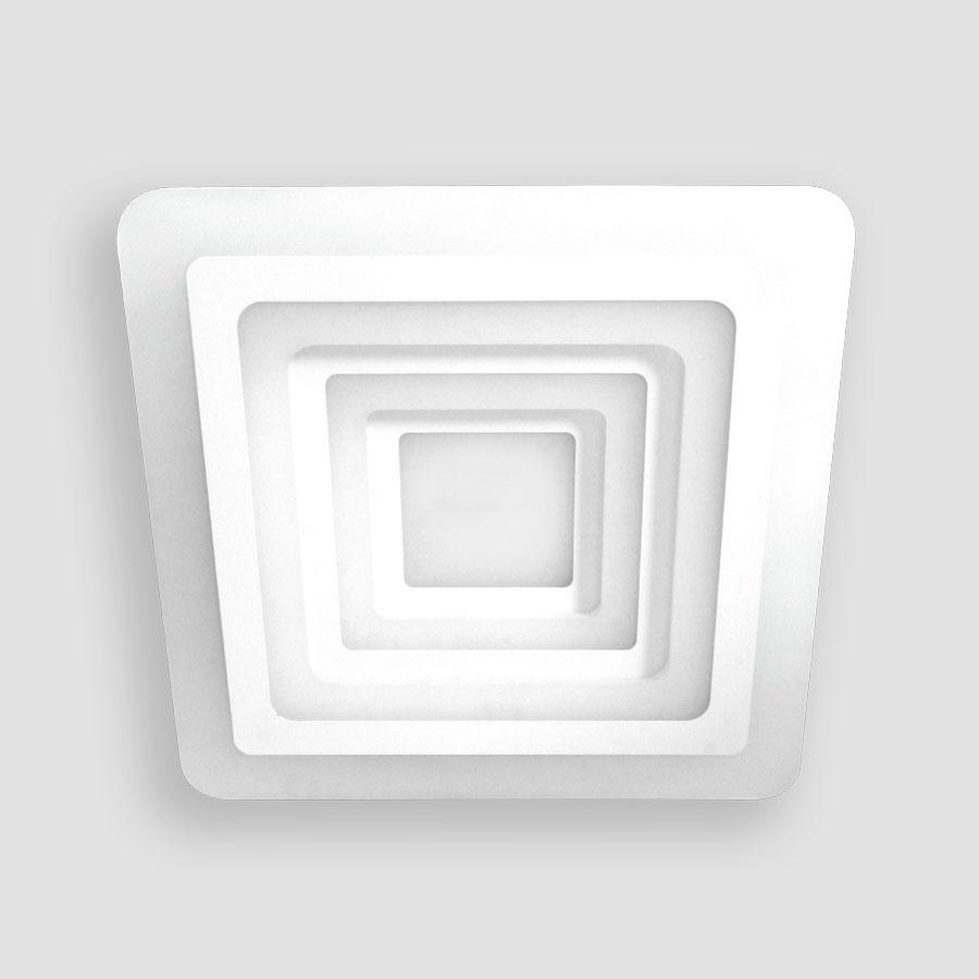 Потолочный светодиодный светильник Ambrella light Orbital Acrylic FA93 WH 164W D500*500