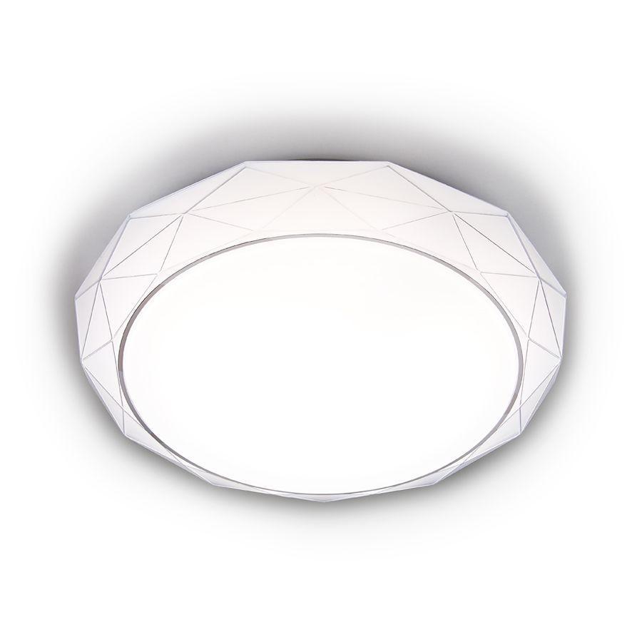 Потолочный светодиодный светильник Ambrella light Orbital Air F16 WH 48W D400