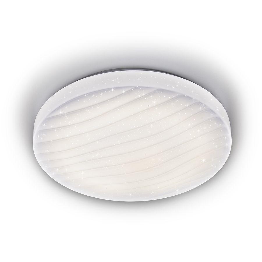 Потолочный светодиодный светильник Ambrella light Orbital Air F19 WH 48W D390