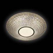 Потолочный светодиодный светильник Ambrella light Orbital Crystal F101 CL 48W D400