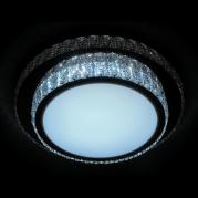 Потолочный светодиодный светильник Ambrella light Orbital Crystal F94 CH/CL 48W D490