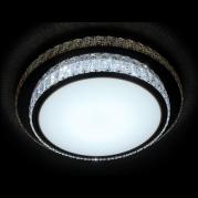 Потолочный светодиодный светильник Ambrella light Orbital Crystal F95 CH/CL 72W D600