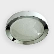 Потолочный светодиодный светильник Ambrella light Orbital Crystal Sand FS1212 WH/CH 64W+23W D500