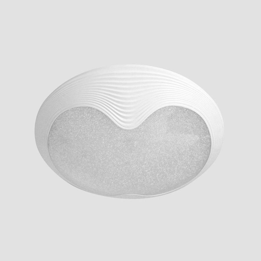 Потолочный светодиодный светильник Ambrella light Orbital Crystal Sand FS1223 WH 48W D400