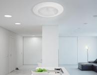 Потолочный светодиодный светильник Ambrella light Orbital Crystal Sand FS1250 WH/SD 48W D390
