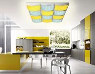 Потолочный светодиодный светильник Ambrella light Orbital Crystal Sand FS1520 WH/SD 288W D810*720