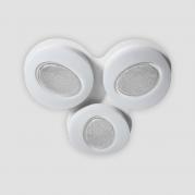 Потолочный светодиодный светильник Ambrella light Orbital Crystal Sand FS1583/3 WH 156W D585*555