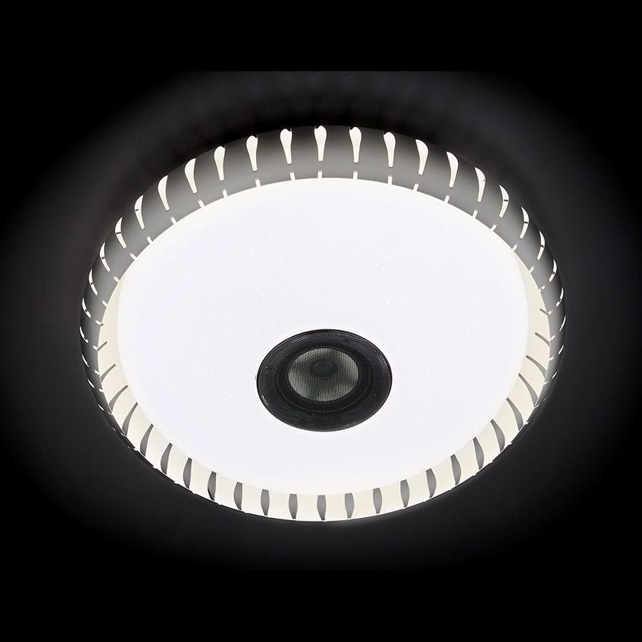 Потолочный светодиодный светильник Ambrella light Orbital Dance F787 WH 72W D500