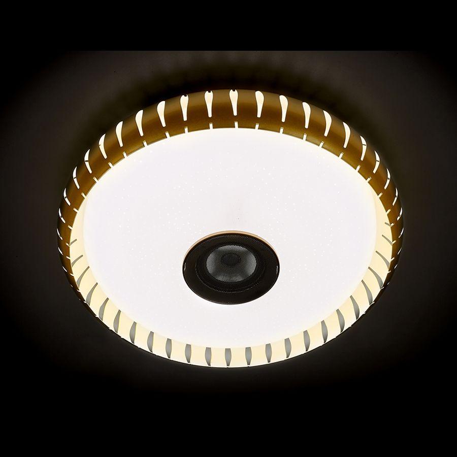 Потолочный светодиодный светильник Ambrella light Orbital Dance F789 GD 72W D500