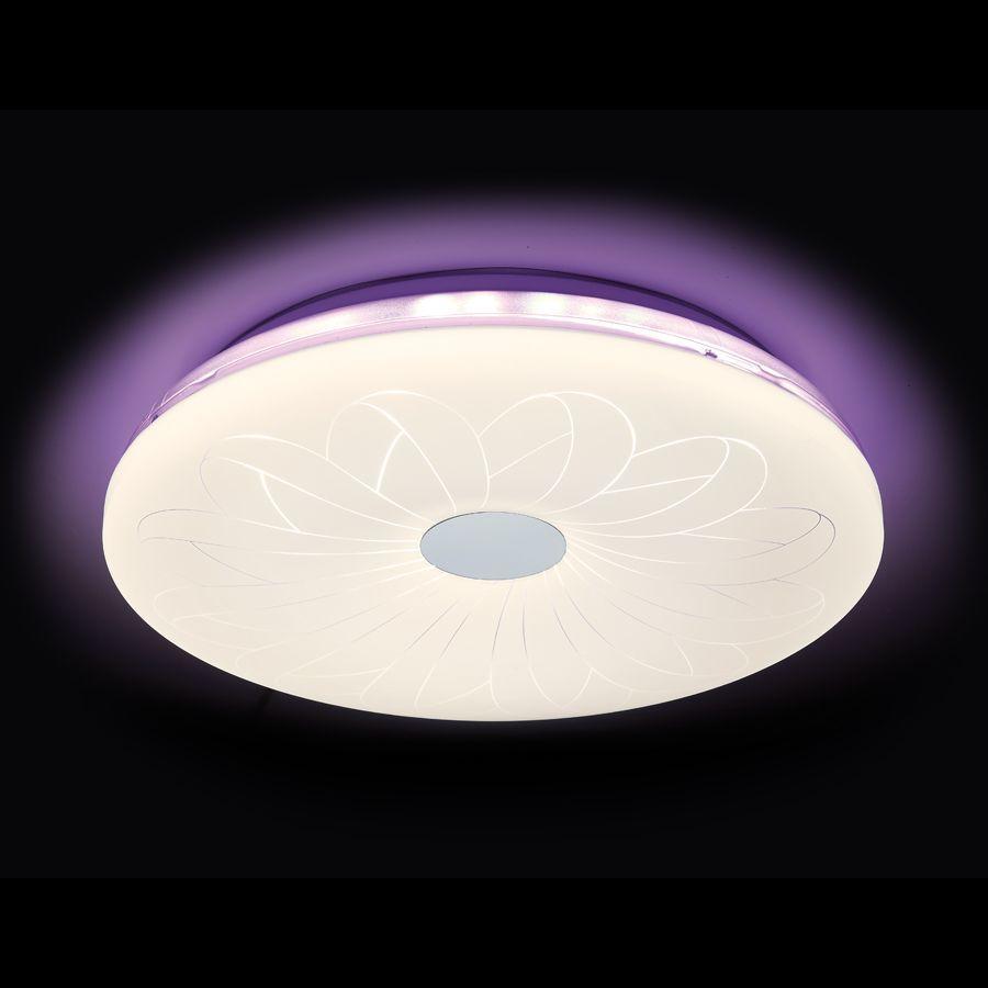 Потолочный светодиодный светильник Ambrella light Orbital Design F78 PU 80W D420