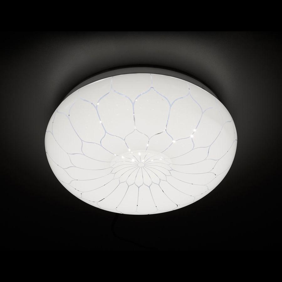 Потолочный светодиодный светильник Ambrella light Orbital Fly Simple F565 WH 15W 4200K D300