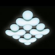 Потолочный светодиодный светильник Ambrella light Orbital Granule FG1066/4 WH 208W D720*720