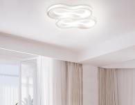 Потолочный светодиодный светильник Ambrella light Orbital Granule FG2112 WH 96W D400*280