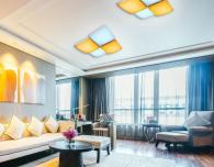 Потолочный светодиодный светильник Ambrella light Orbital Parrus FP2324 WH 128W D480*480
