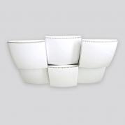Потолочный светодиодный светильник Ambrella light Orbital Parrus FP2326 WH 192W D720*480