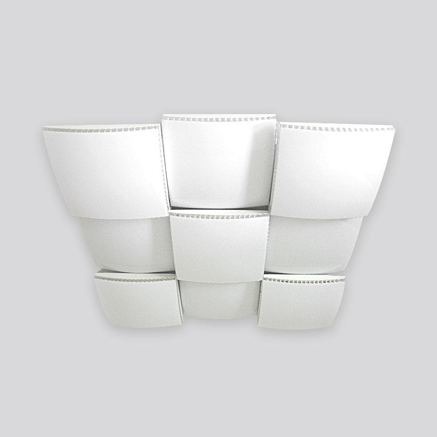 Потолочный светодиодный светильник Ambrella light Orbital Parrus FP2329 WH 288W D720*720