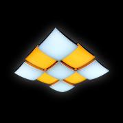 Потолочный светодиодный светильник Ambrella light Orbital Parrus FP2329 WH 288W D720*720