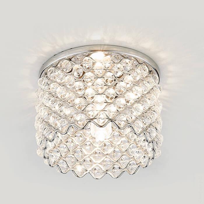 Встраиваемый светильник Ambrella light Crystal D9060 CH/CL